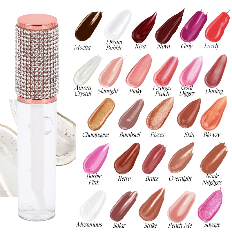 vegan lip gloss with private label hot selling waterproof liquid lipstick with good quality bases