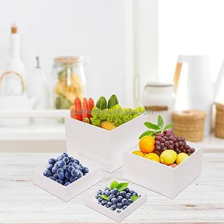 SHP  High Quality Acrylic Buffet Display Risers Food Risers Buffet Set for Restaurant Durable Cube Pedestal Riser for Store