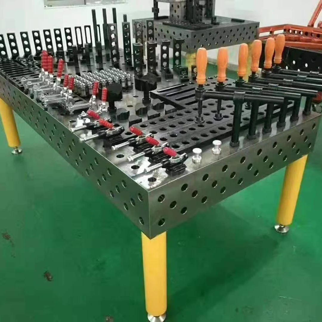 Intelligent Fixture System Clamps 3d Welding Table Accessories  Steel Casting Welding Table