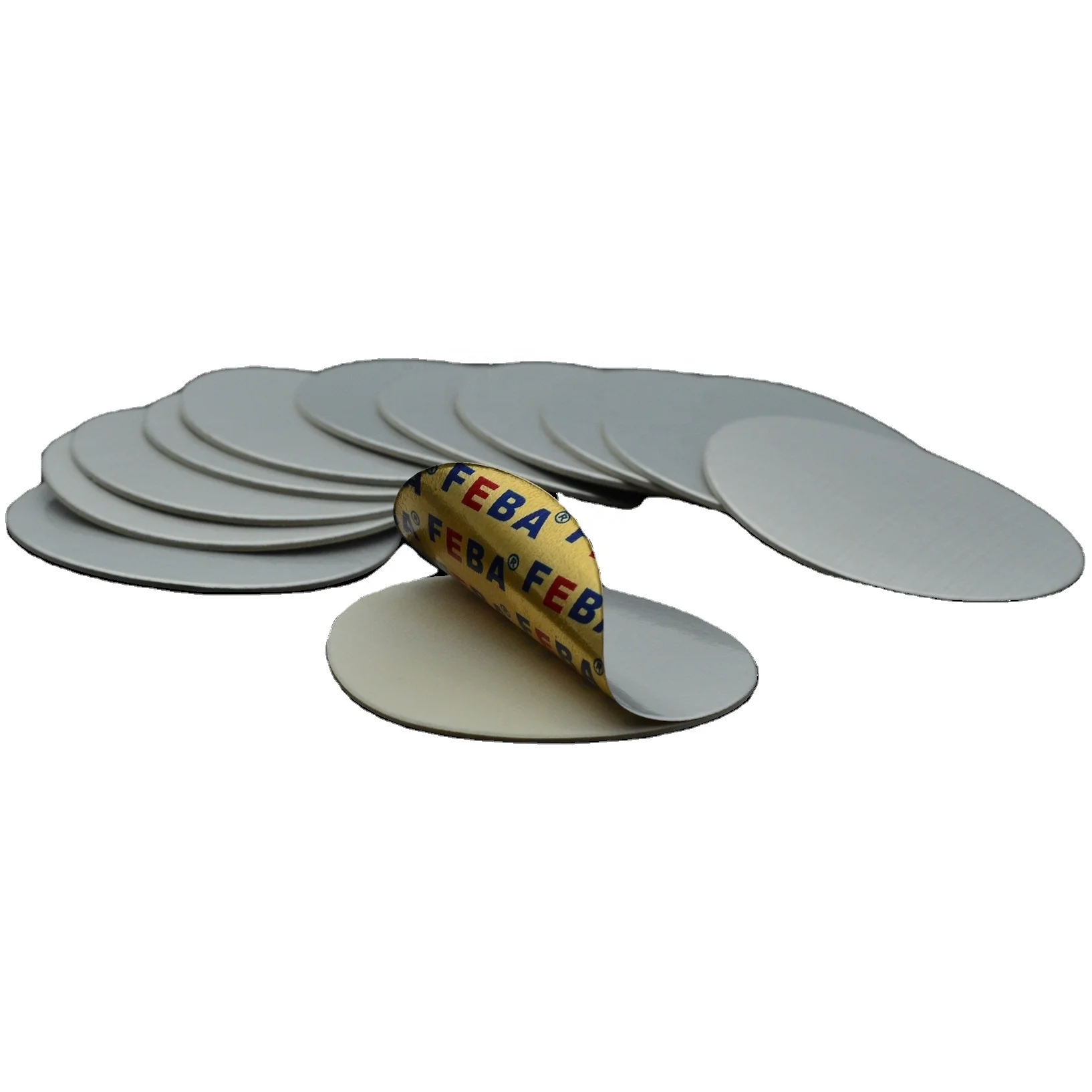 Quality aluminum foil heat induction bottle cap sealing liner wad for sealing to engine oil bottles sealed for your protection