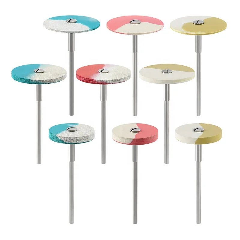 HP 2.35mm Dental Rubber Diamond Polisher Wheel Disc for Porcelain