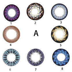 window decoration contact lenses light display props optical shop hanging round light box