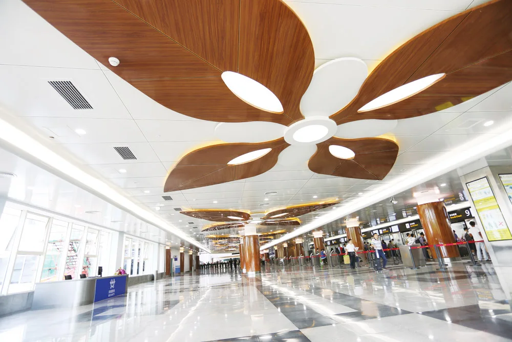 Exterior and Interior Customized Aluminum Foam Roof Ceiling Panels