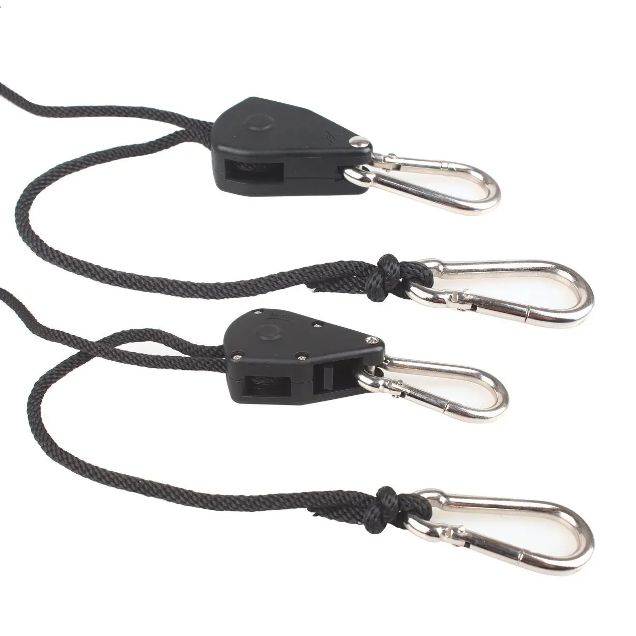 
Heavy Duty Hanging Rope Ratchet LED Grow Light Hanger Adjustable Length 1/8