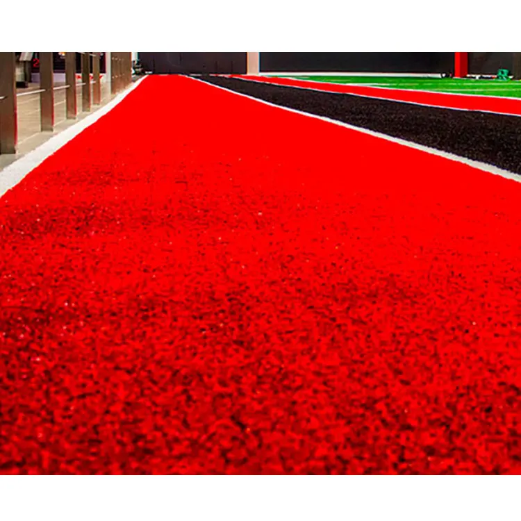 Red Cheap Garden Artificial Grass Synthetic Grass Soccer