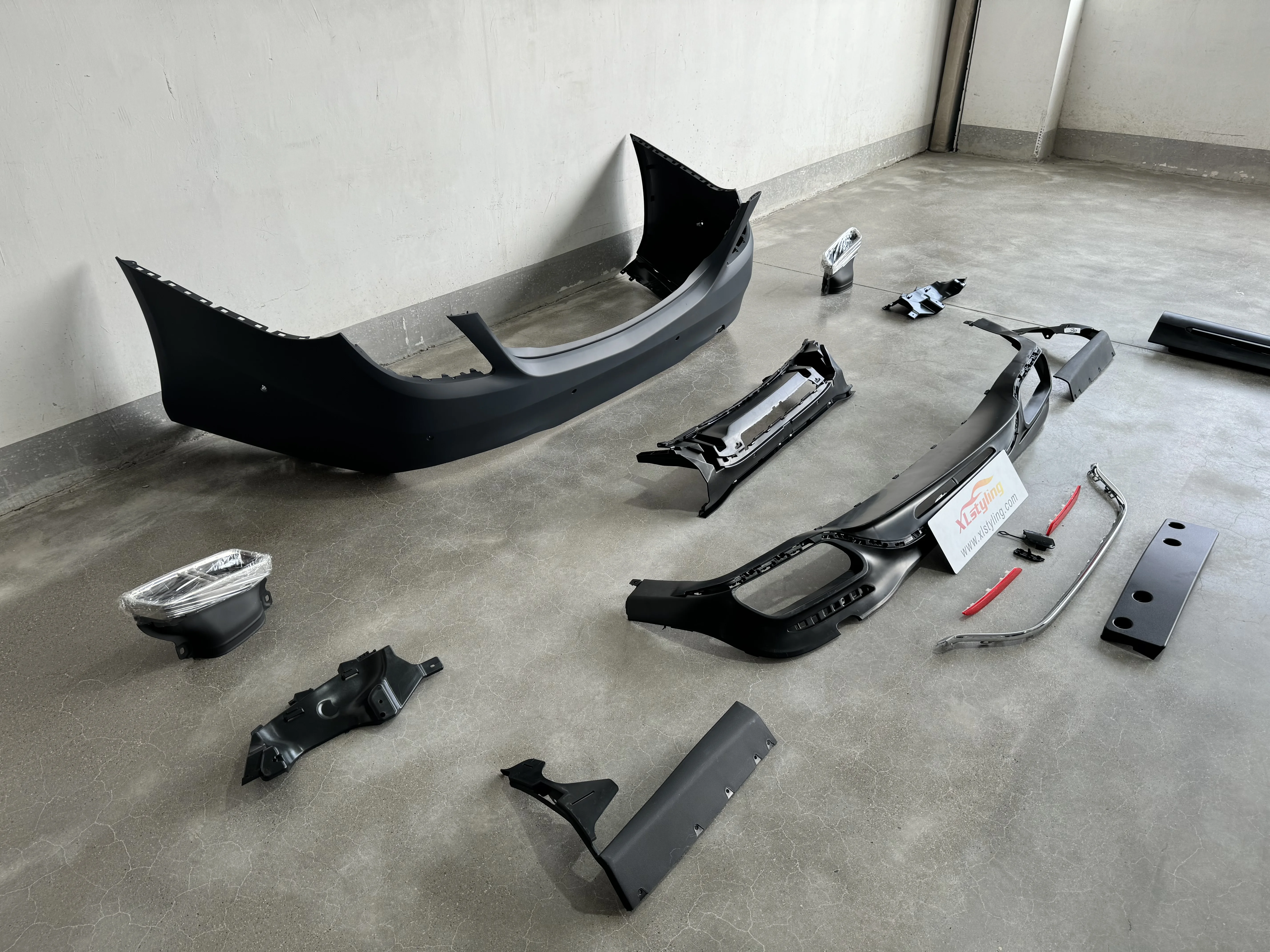 vehicle Body kit facelift car conversion bumper silver trim for Mercedes benz S class W222 13-22 upgrade to S65 type