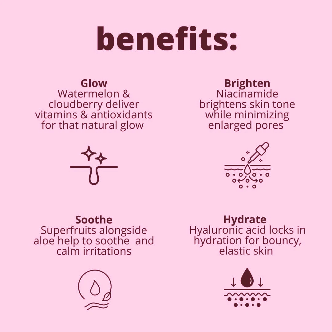 BLIW OEM Korean Organic Natural Vegan Watermelon Pink Juice Bleaching Whitening Glow Face Cream