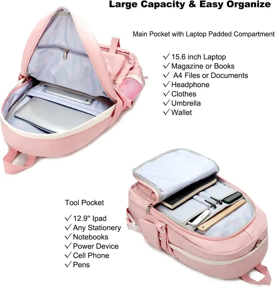 High quantity Waterproof Laptop Bags Anti Theft Backpack Women Laptop School Backpack