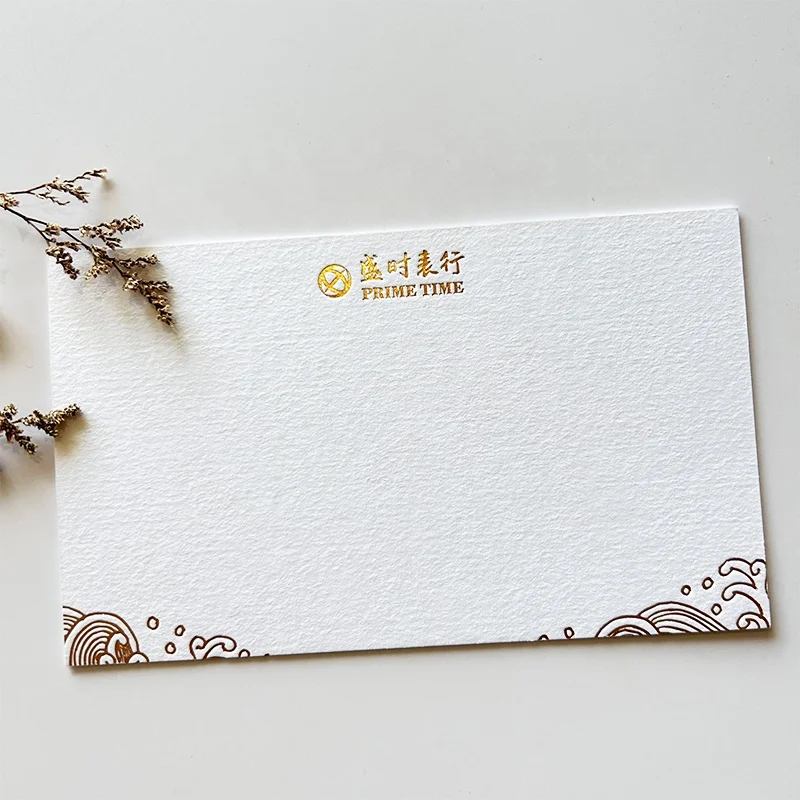 Good Price Luxury Double Sided Printing Greeting Thank You Paper Printing Cards Custom Design 3D Embossed Gold Business Cards