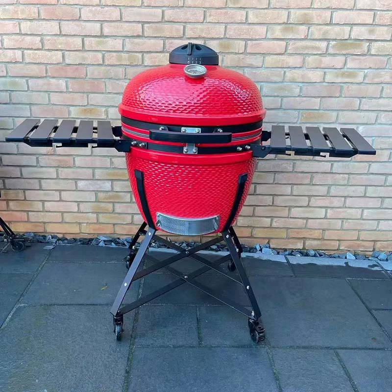 Hot sale 25 Inch X Large Bbq Grill Ceramic Kamado With Stainless Steel Stand