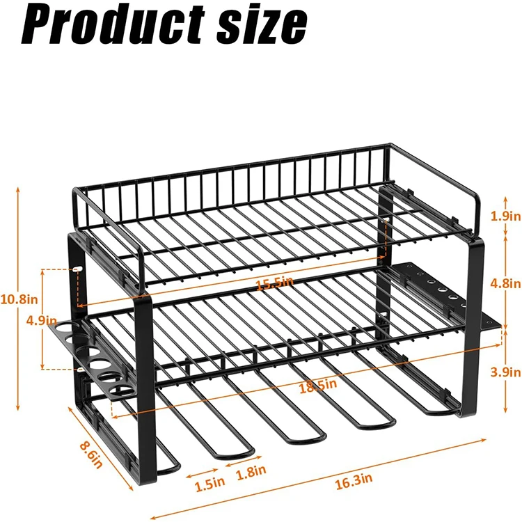 Power Tool Organizer Holder 3 Layers Color Box Wall Mount Style StorageTool Organizer Rack shelf Holder Power Tool Workshop