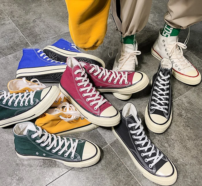 
Sepatu Zapatillas Original Custom Shoes Lace up Vulcanized Flat Casual Sneakers Canvas Shoes for Men and women sneaker 