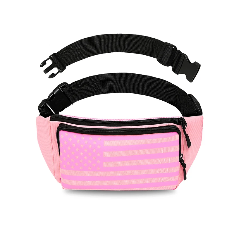 Custom Unisex Outdoor Travel Fanny Pack Crossbody Fashion Waterproof Sports Bag For Men Nylon Phone Waist Bag
