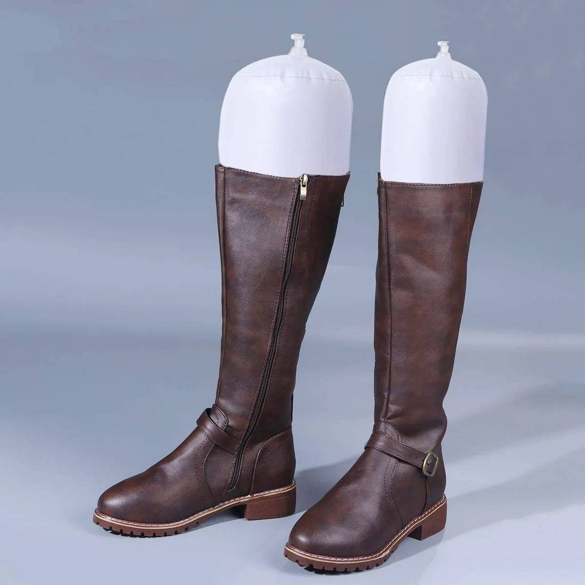 50CM white color Inflatable Boot Shapers Shoe Trees Stretcher Shaper Long Shoe Stand Holder