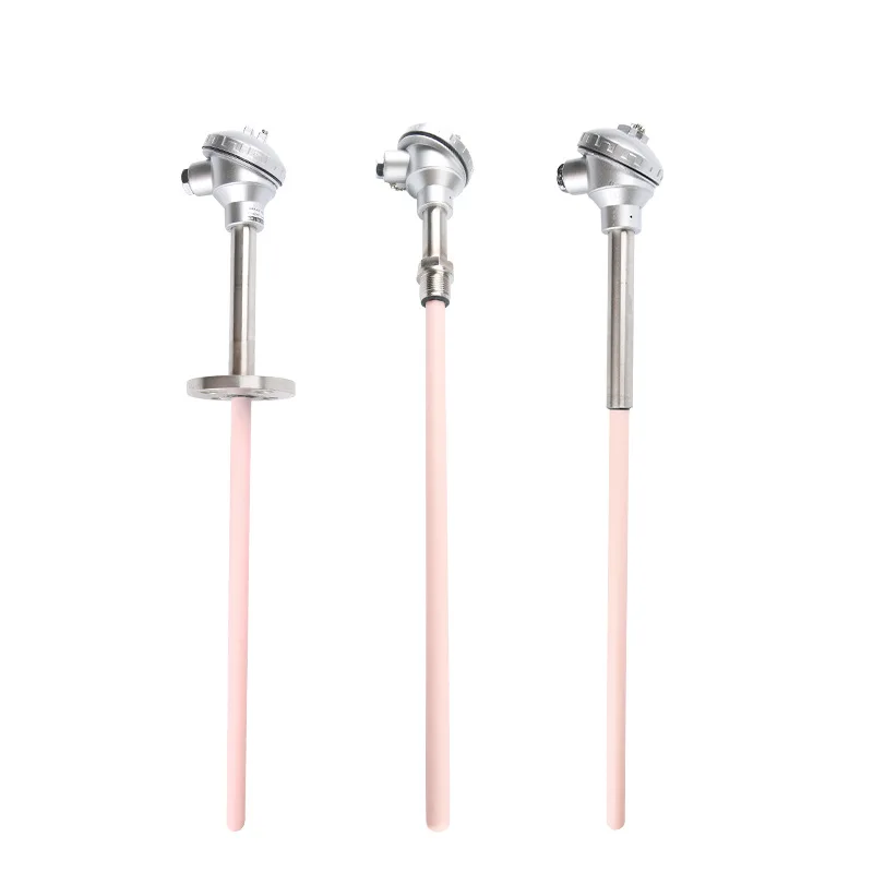 Type S/B/R Platinum Rhodium Thermocouple WRP-130/230 With Ceramic Protection Probe Tube High Temperature Sensor