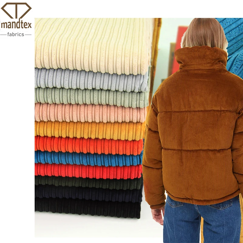 Оптовая продажа, Вельветовые женские куртки из органического микрофибры и полиэстера с широкими 4 панелями от wujiang