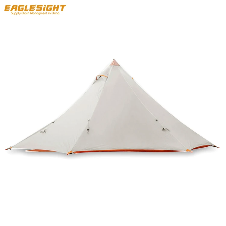 1 Person Outdoor Ultralight Camping Tent 4 Season Professional Teepee Trekking Pole Backpacking Tent