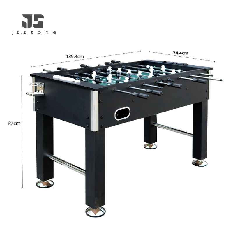 Indoor Pub Game MDF Room Sports black Foosball Table Hand Football  Table Soccer Game