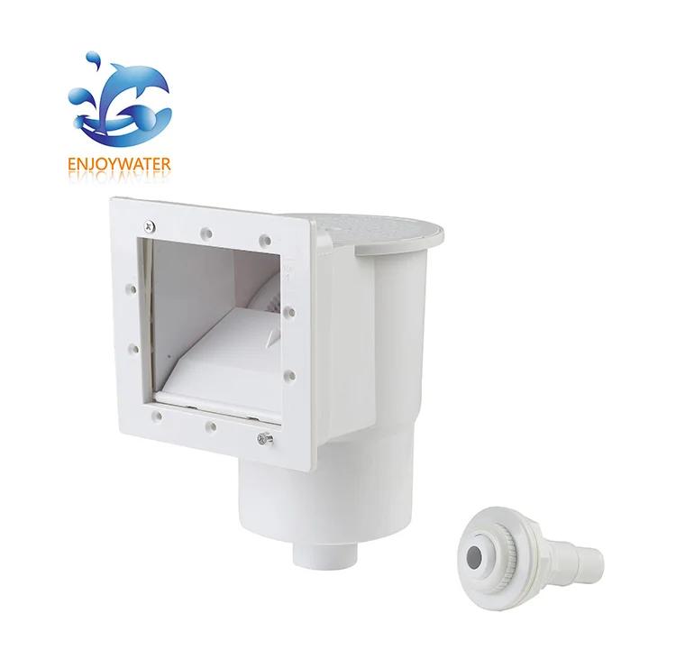 Hot good selling 21cm Standard wall skimmer with decorative face plate and return inlet suitable for ground and ground swimming