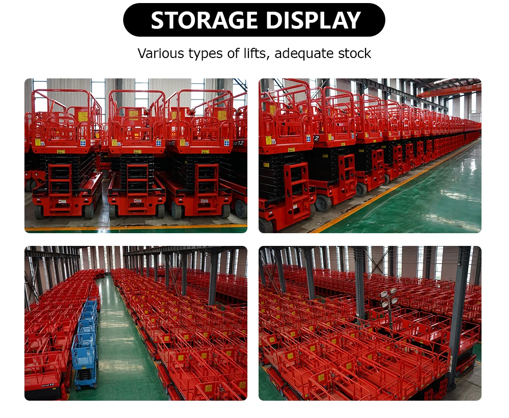 Electric Scaffolding Self-Propelled Construction Lifters Mobile Hydraulic Scissor Lift Platform