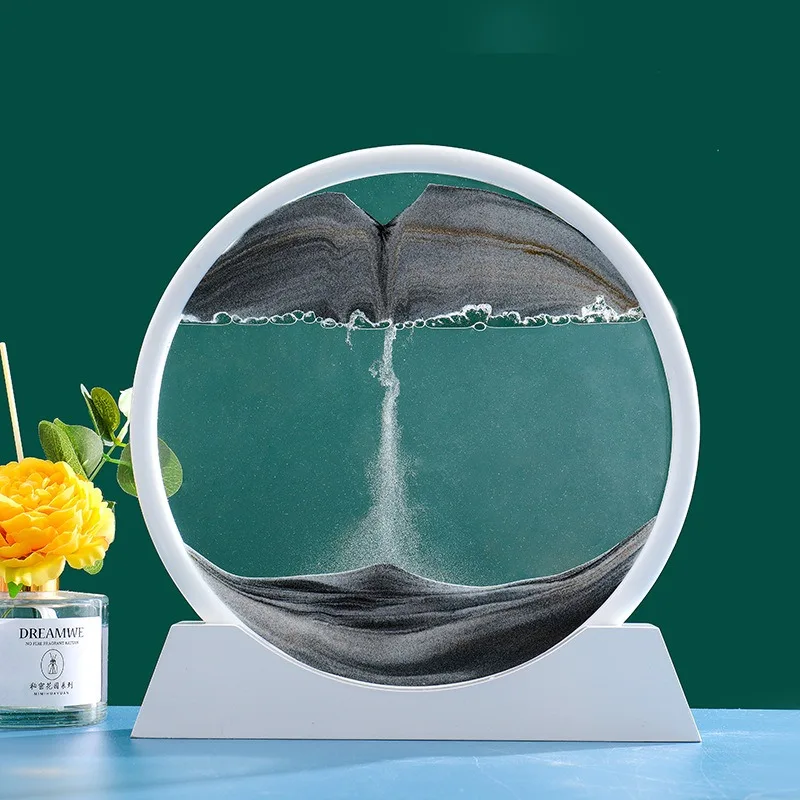 Creative Liquid Decompression Small Decoration Quicksand Painting Home Decoration Gift Sand Art Timer Hourglass