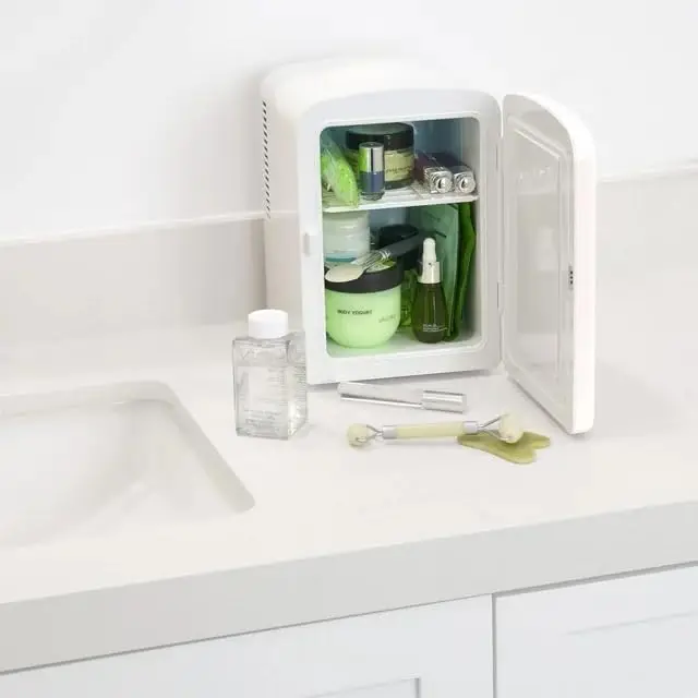 Desktop Car mini cooler and warmer auto fridge car mini fridge for Cola 110v 12v Refrigerator furniture