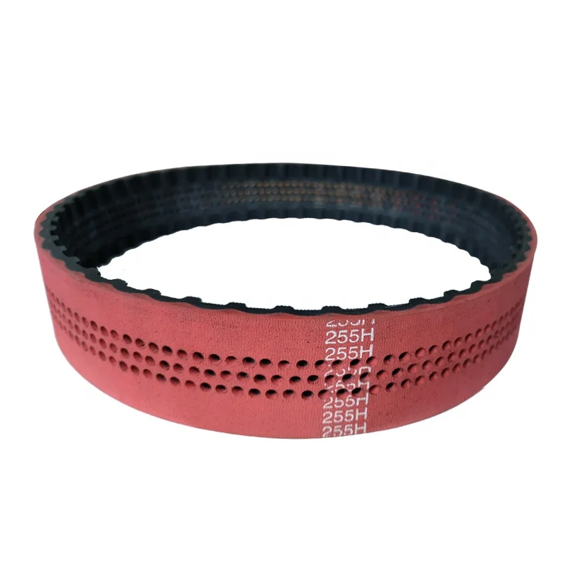 Vacuum Pulling Film rubber  belt Red Rubber Hole Belt