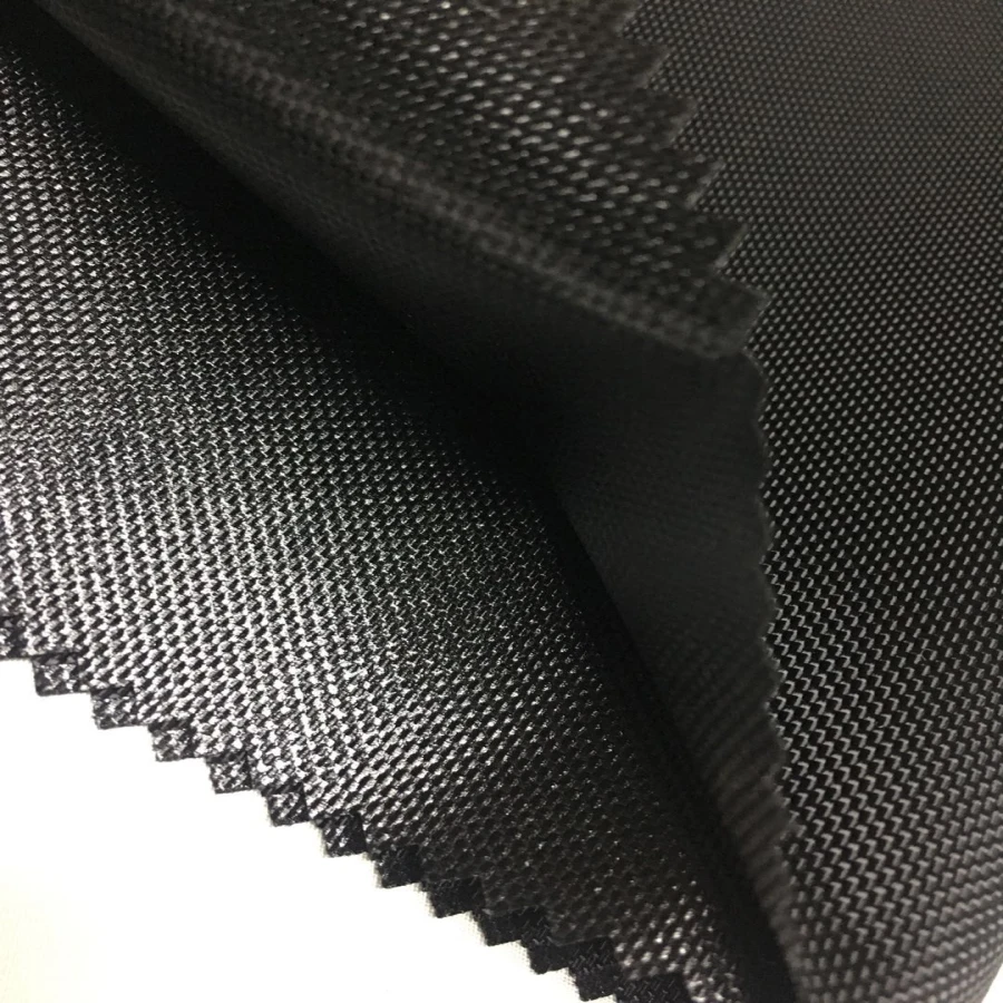 waterproof and tear resistant 600D x 600D Polyester Minimatt Oxford with PU coating for biker jacket biker fabric