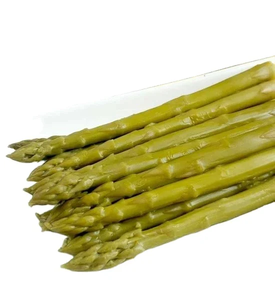 Fresh Taste Natural Product oem brand vegetable Canned green asparagus 212ml in tins jars