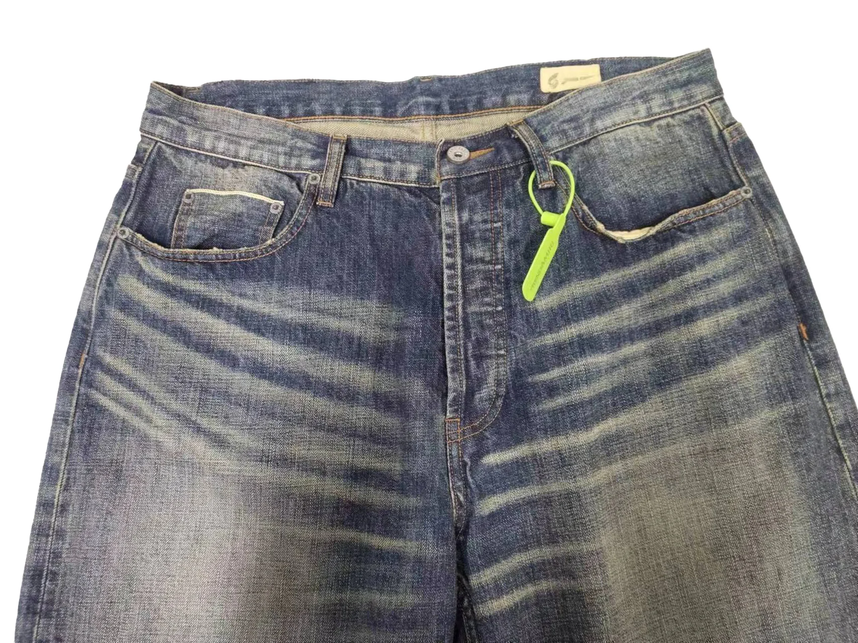 D004  Custom denim manufacturer heavyweight raw selvedge denim jeans men straight leg selvedges red denim pants