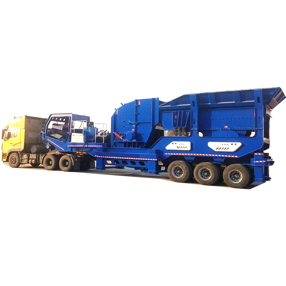 
Used Small Mobile Stone Rock Jaw Crusher Plant with Screening 