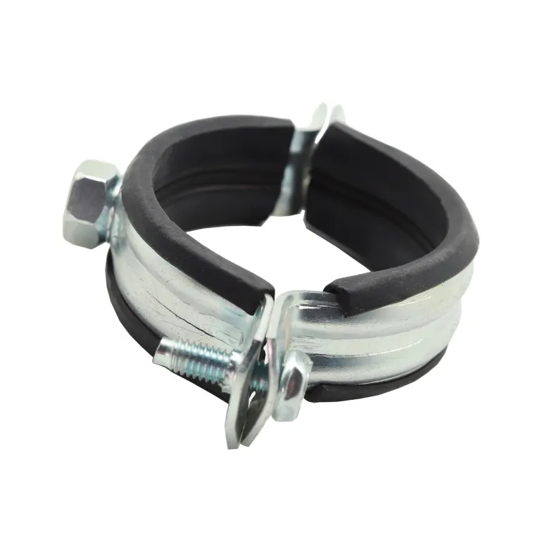 Hot sales heavy duty rubber lined galvanized clamp metal hose clamp
