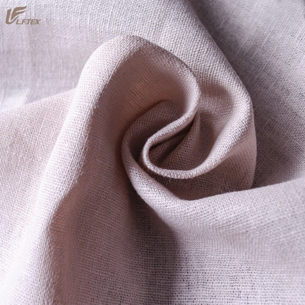 Welcome to inquiry price beautiful customized color Linen Rayon Fabric for shirt