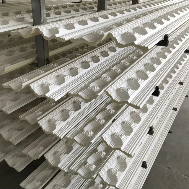 Best Quality PU Ceiling Moulding Polyurethane PU Foam Crown Moulding Cornice for Ceiling Curtain Cornice mouldings