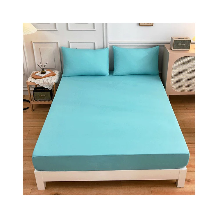 Hot Selling Extra Soft King Size Microfibrer Bed Sheet Fitted Bed Set For Home