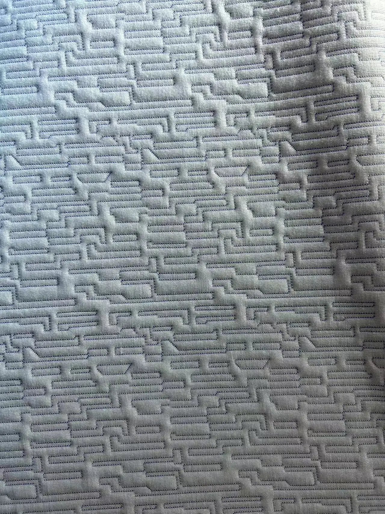 Fashionable Knitting Fabric 100% Polyester Fabric Jacquard Upholstery Mattress Fabric