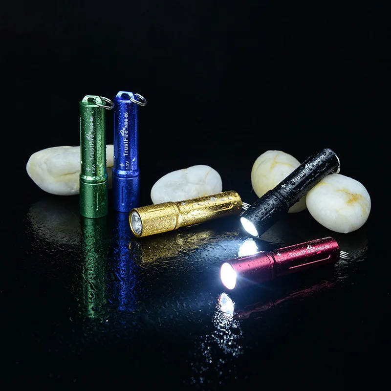 Aluminum alloy body hard oxidation 1.2V 900mAh battery 7.5g light weight mini torch light