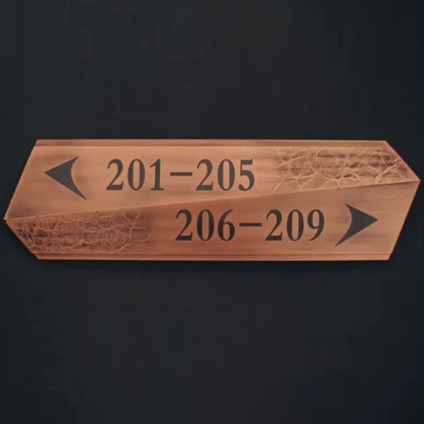 Wholesale Customized No MOQ House Number Board House Numbers Street Letters Sign Door Number Plates Address Plaques