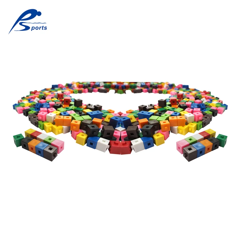 
1000PCS 10 COLOR 1CM LINK CUBE Learning Resources Mathlink Kid Toy Building Blocks 