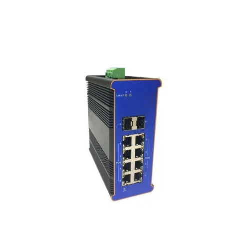 8 port gigabit industrial network switch with poe