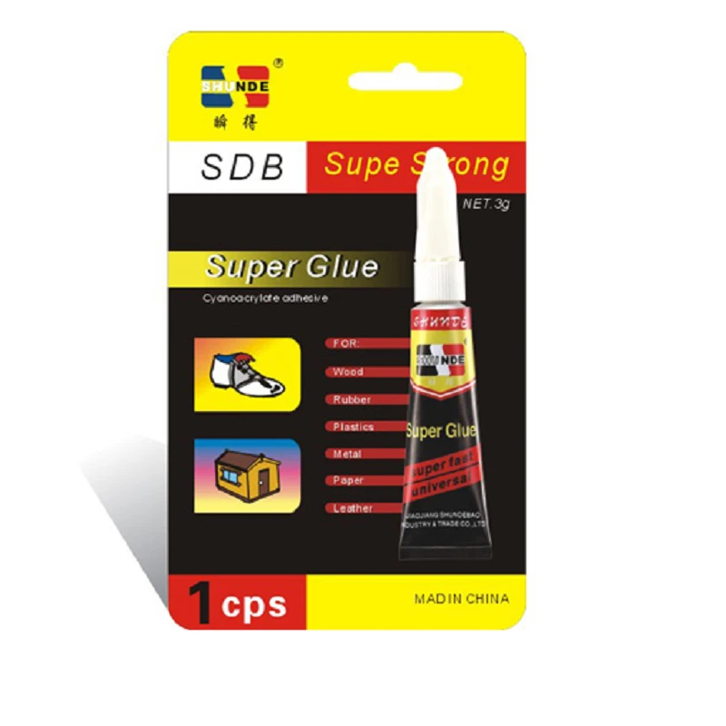 SINGLE  SUPER GLUE LIQUIDS SUPER GLUE CYANOACRYLATE ADHESIVE
