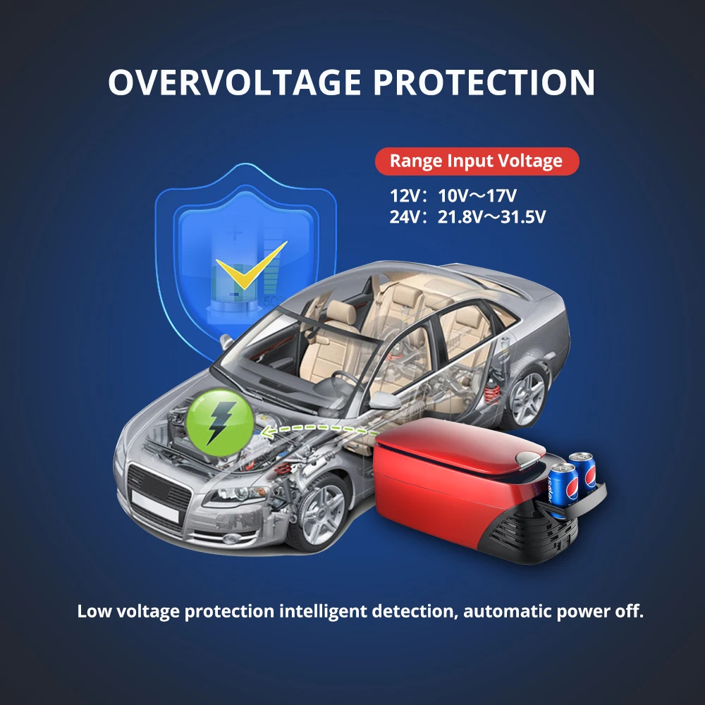 Colku Portable Camping Outdoor 8L OEM Compressor Car Freezer 12Volts Refrigerator Mini Fridge for Business Car