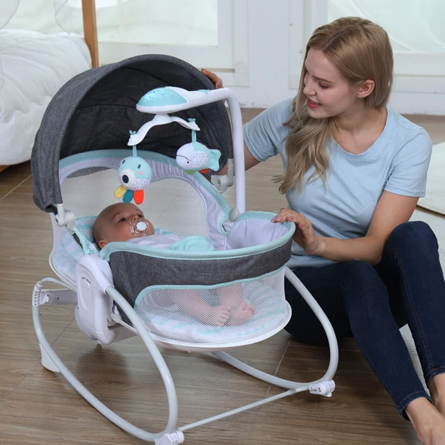 
Inguenity baby rocker manufacturer direct sales auto baby rocking chair newborn to toddler rocker 