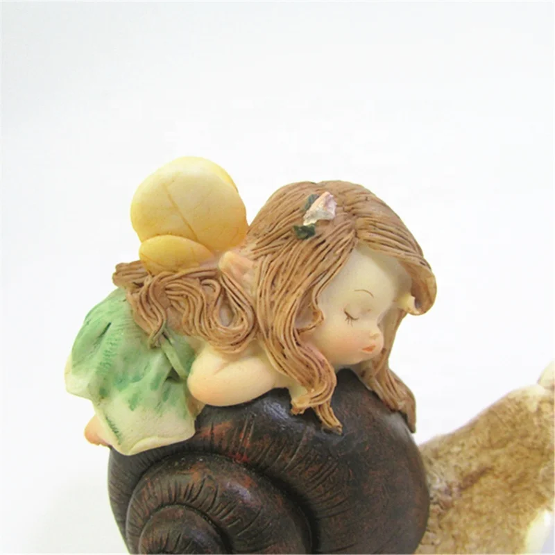 Z13714A Wholesale Hot Sale Home Garden Resin Craft Gift Ornament Statue Miniature Cheap Garden Fairy Figurines