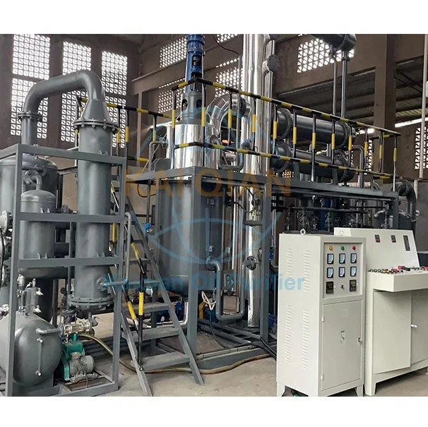 Motor Oil Recycling Plant Used Industry Oil Recovery Waste Car Oil Treatment Machine