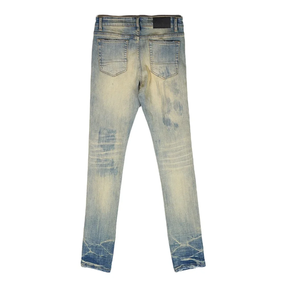 Jeans blue slim fit jeans men casual jeans wholesale price