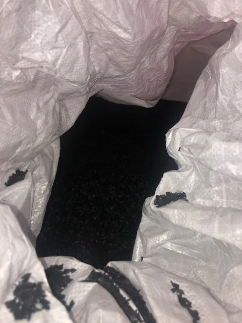 
HDPE plastik regrind scrap shredded 