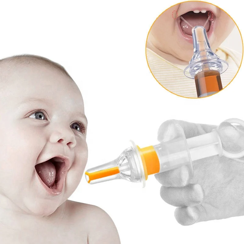 Wholesale Bpa Free Small Dose Feeder Silicone Pacifier Liquid Babys Medicine Dispenser with Oral Syringe