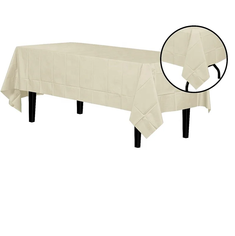 Parties Picnic Camping and Outdoor Disposable Tablecloths Plastic and Paper