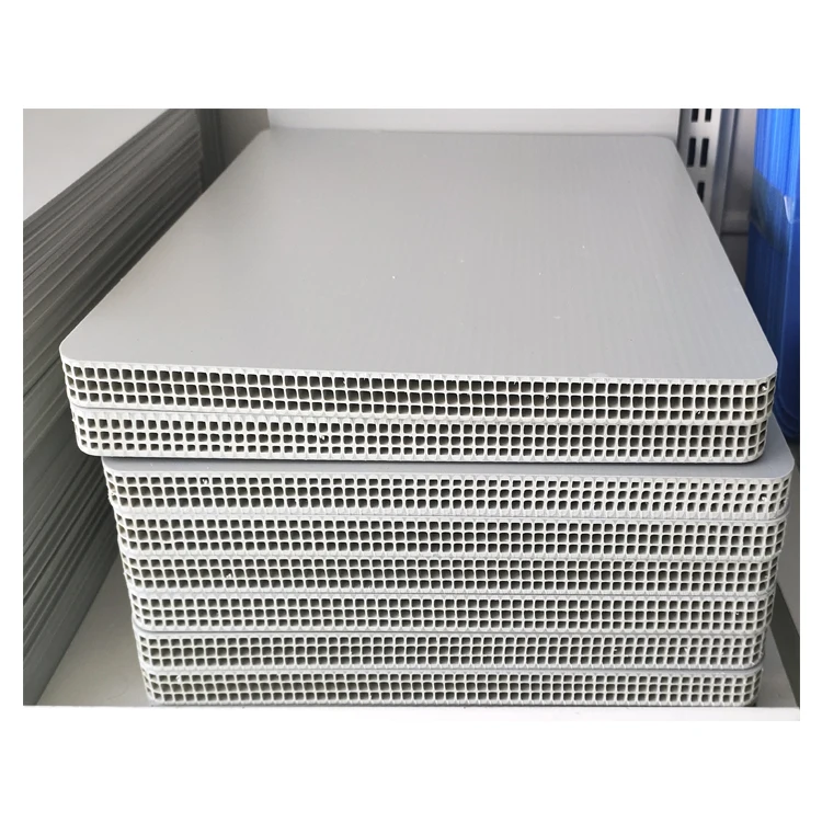 13 mm high glossy surface recyclable PP hollow  plastic construction building formwork  boards for concrete